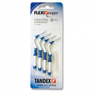 Ершик FLEXI MAX межзубный 0,8/3÷5 мм (4 шт.+1 колпачок) конический ФИОЛЕТОВЫЙ (Tandex)